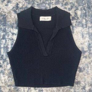 Black womens tank top